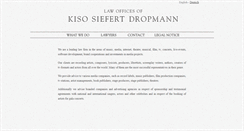Desktop Screenshot of kiso-siefert.de