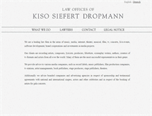 Tablet Screenshot of kiso-siefert.de